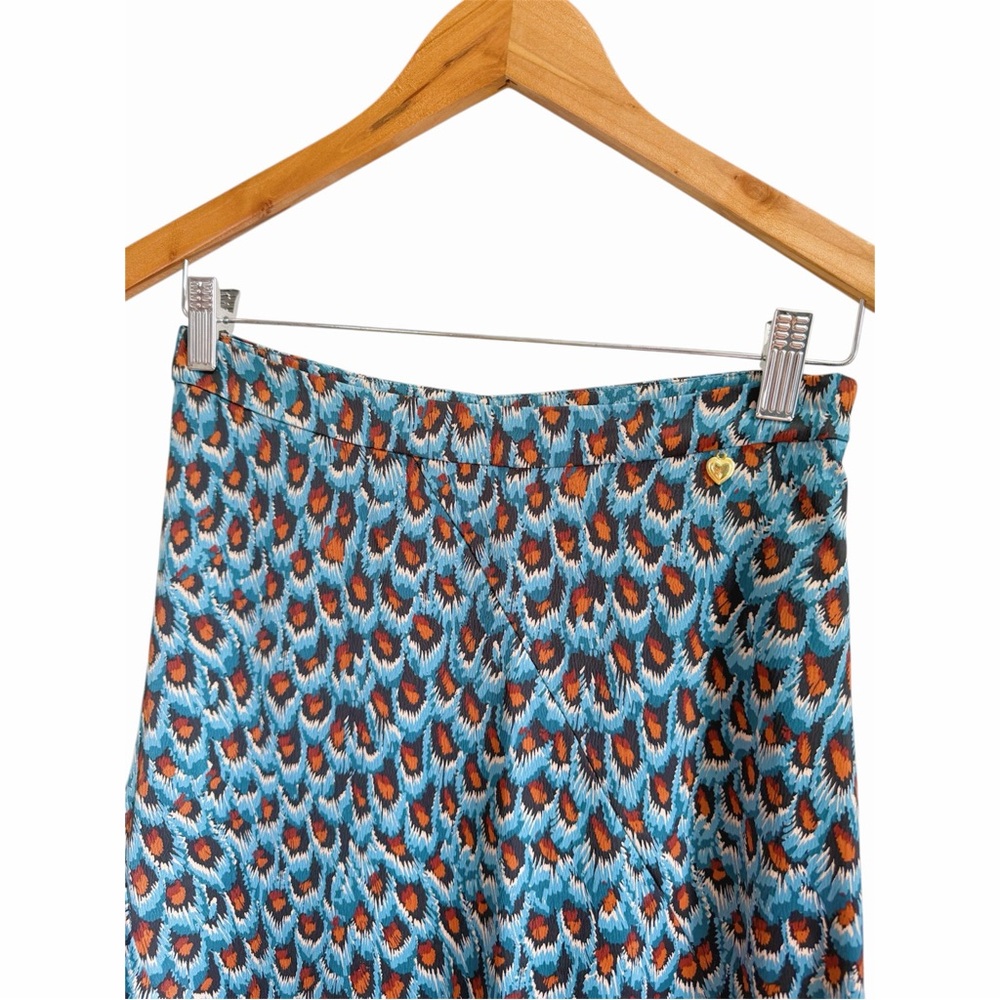Fabienne Chapot Peacock Print Skirt
